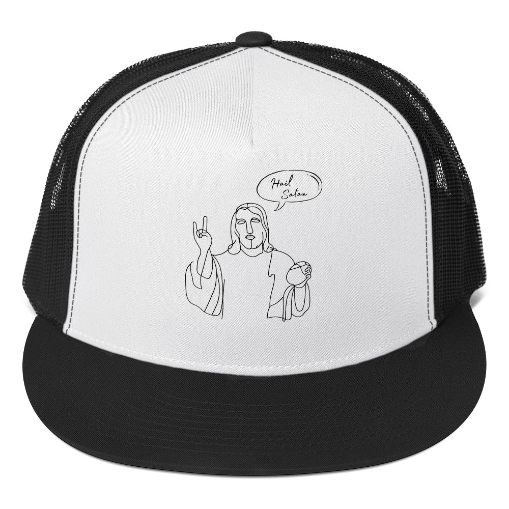 Hail Satan Jesus - Trucker Cap