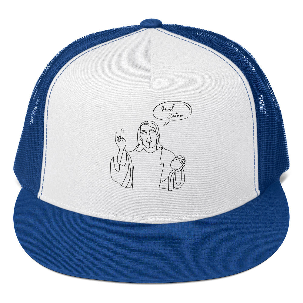 Hail Satan Jesus - Trucker Cap