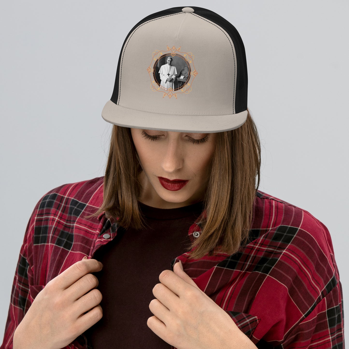 Pope Carl Sagan - Not a Pope - Trucker Cap