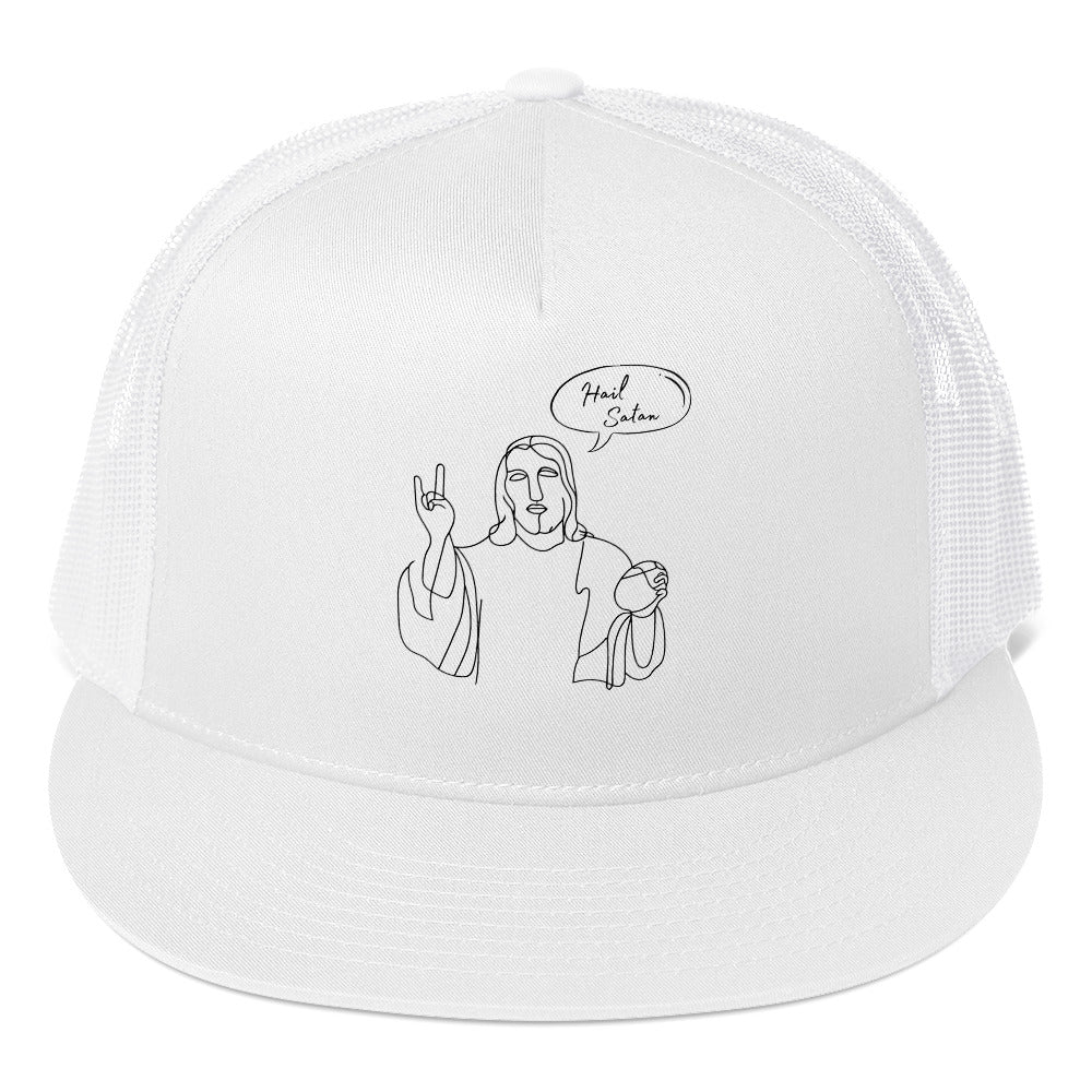 Hail Satan Jesus - Trucker Cap