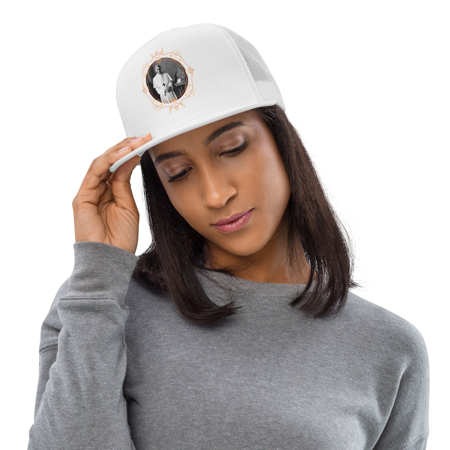 Pope Carl Sagan - Not a Pope - Trucker Cap