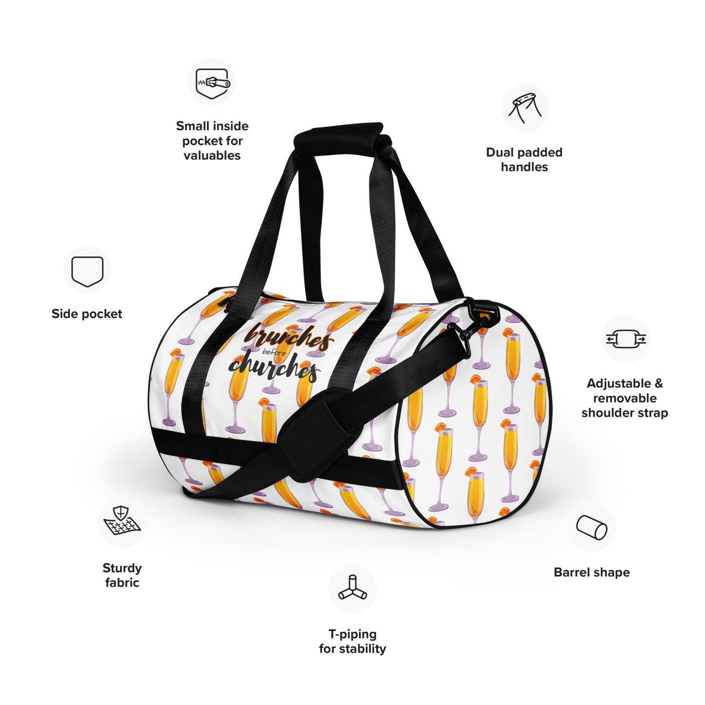 Brunches Before Churches - Gym Bag