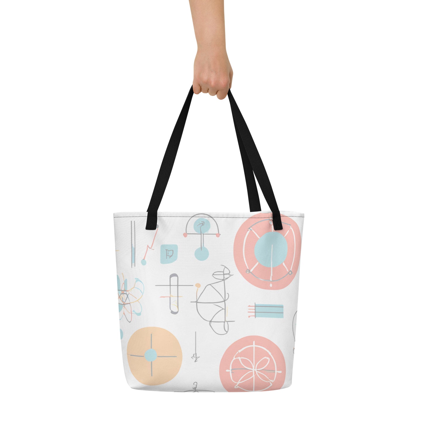 he = i - Large Tote Bag