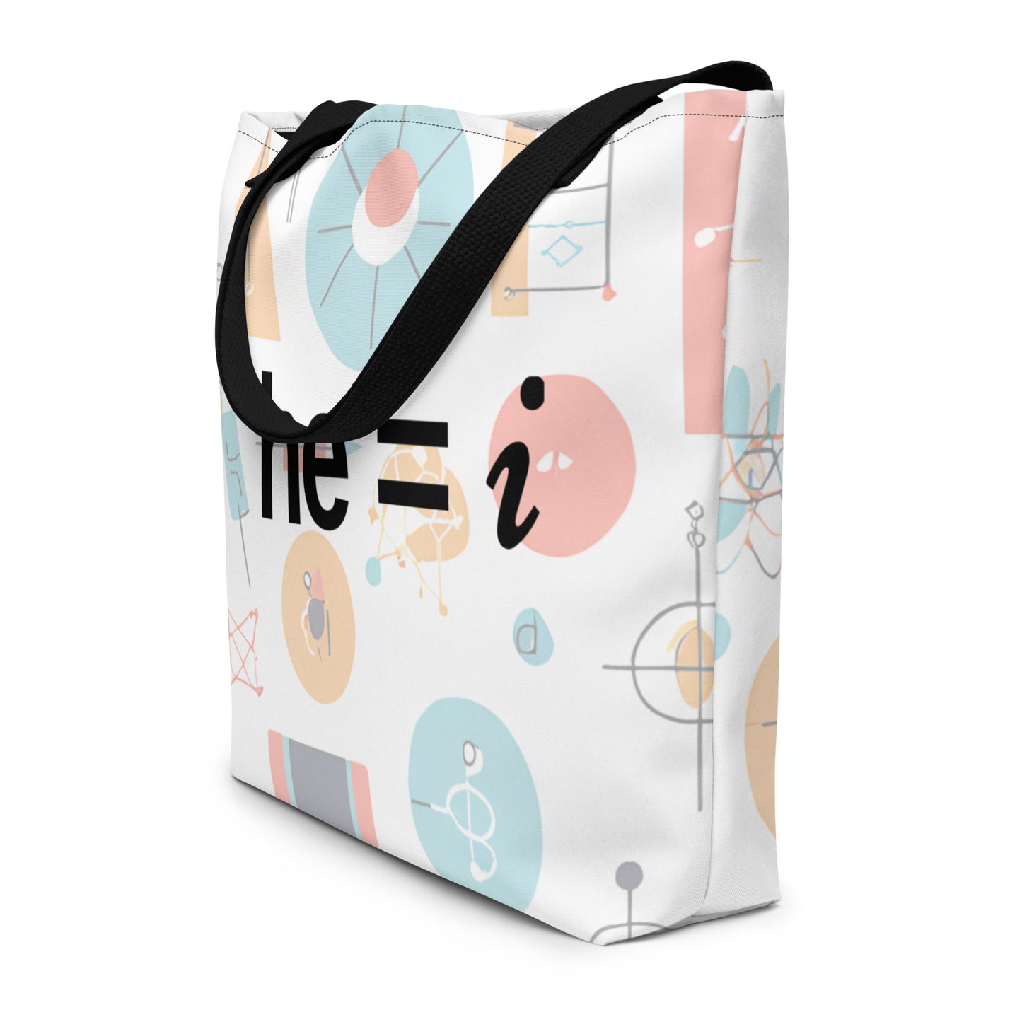 he = i - Large Tote Bag