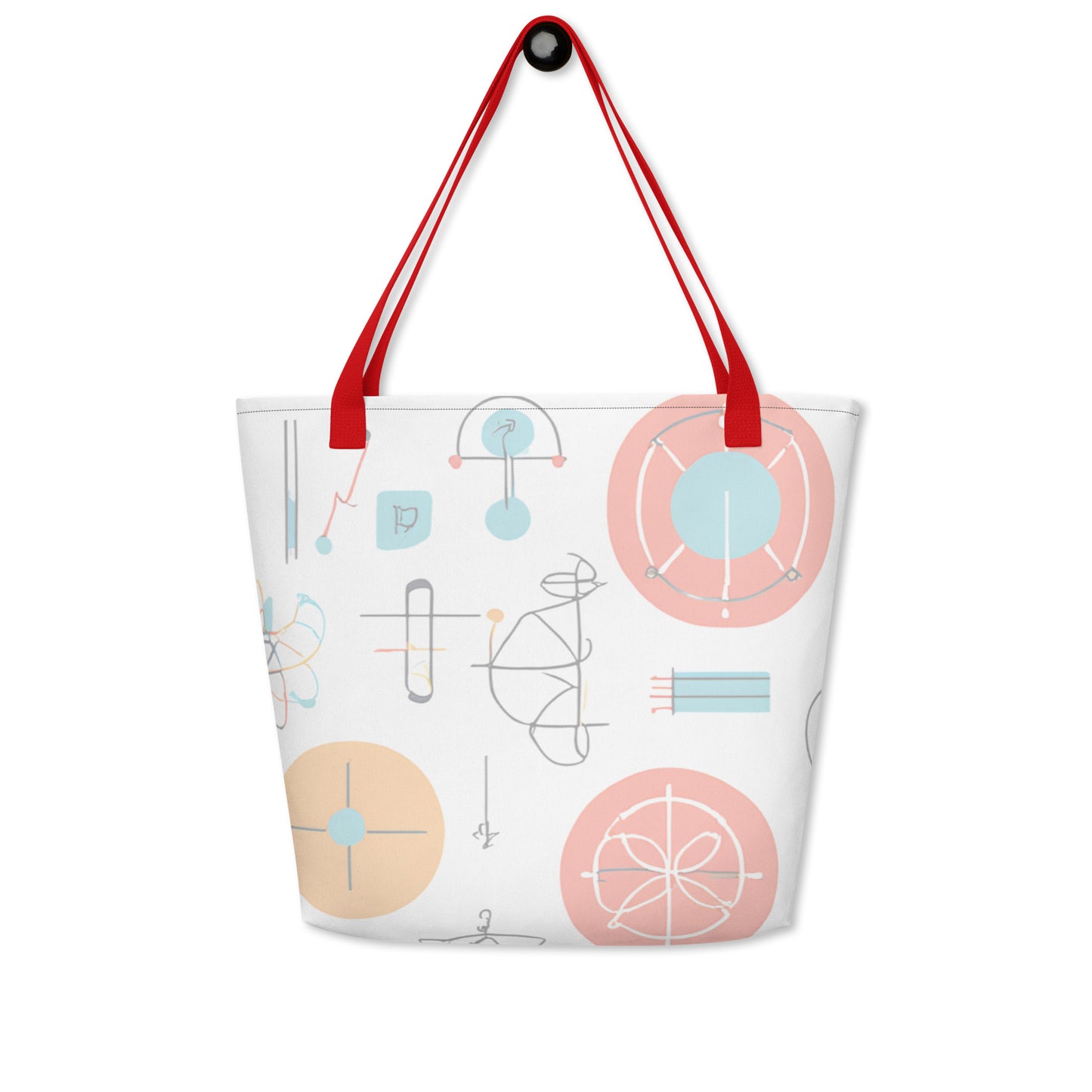 he = i - Large Tote Bag