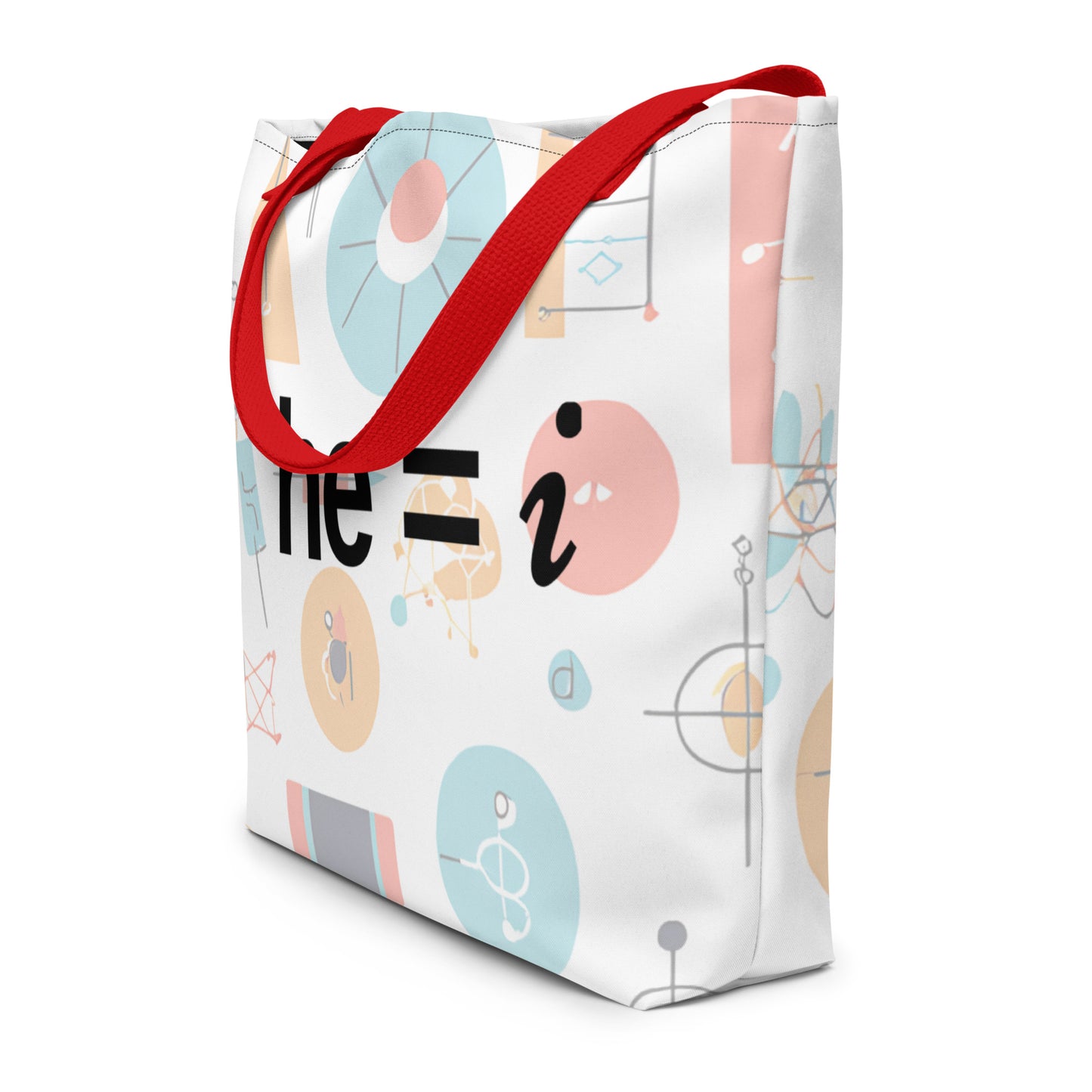 he = i - Large Tote Bag