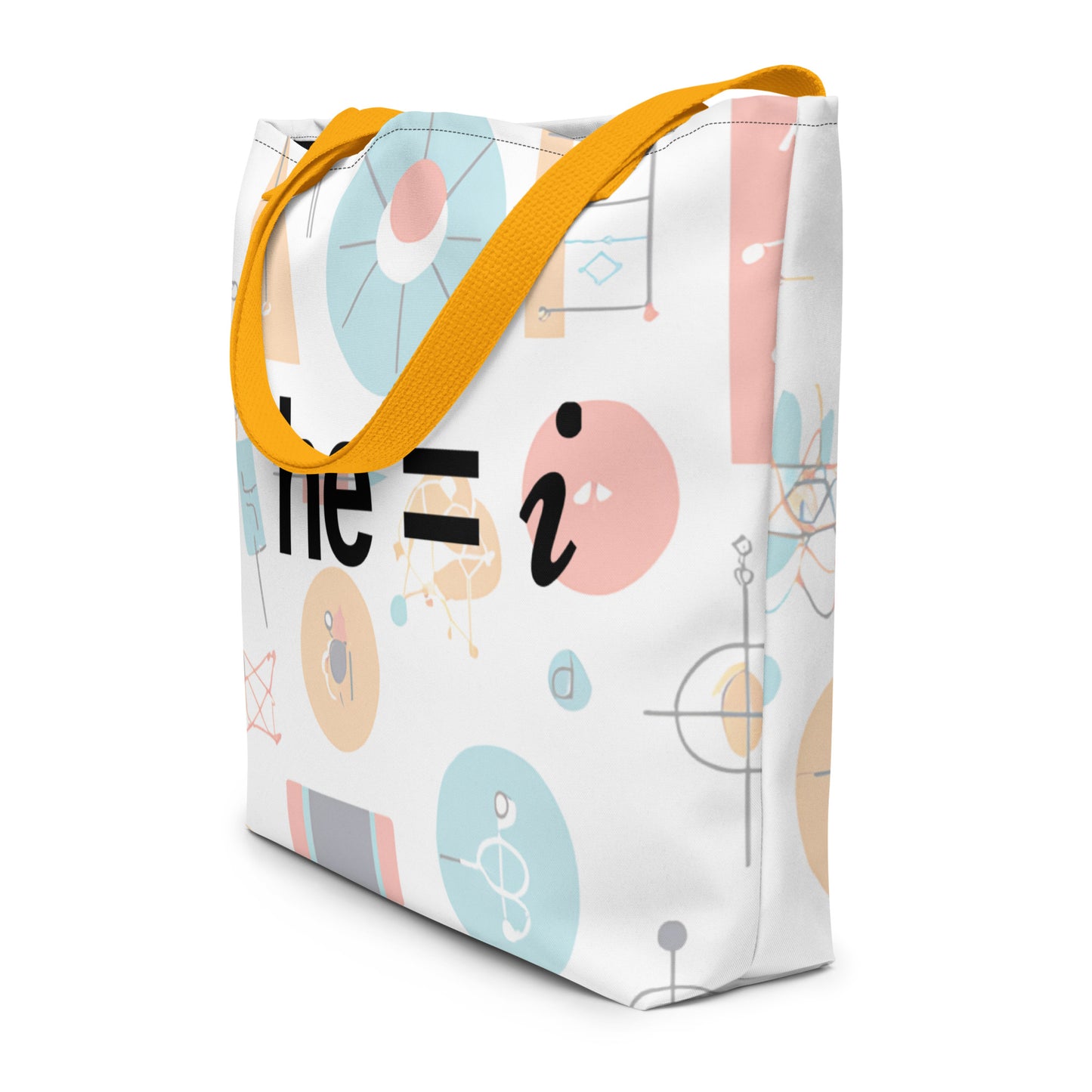he = i - Large Tote Bag