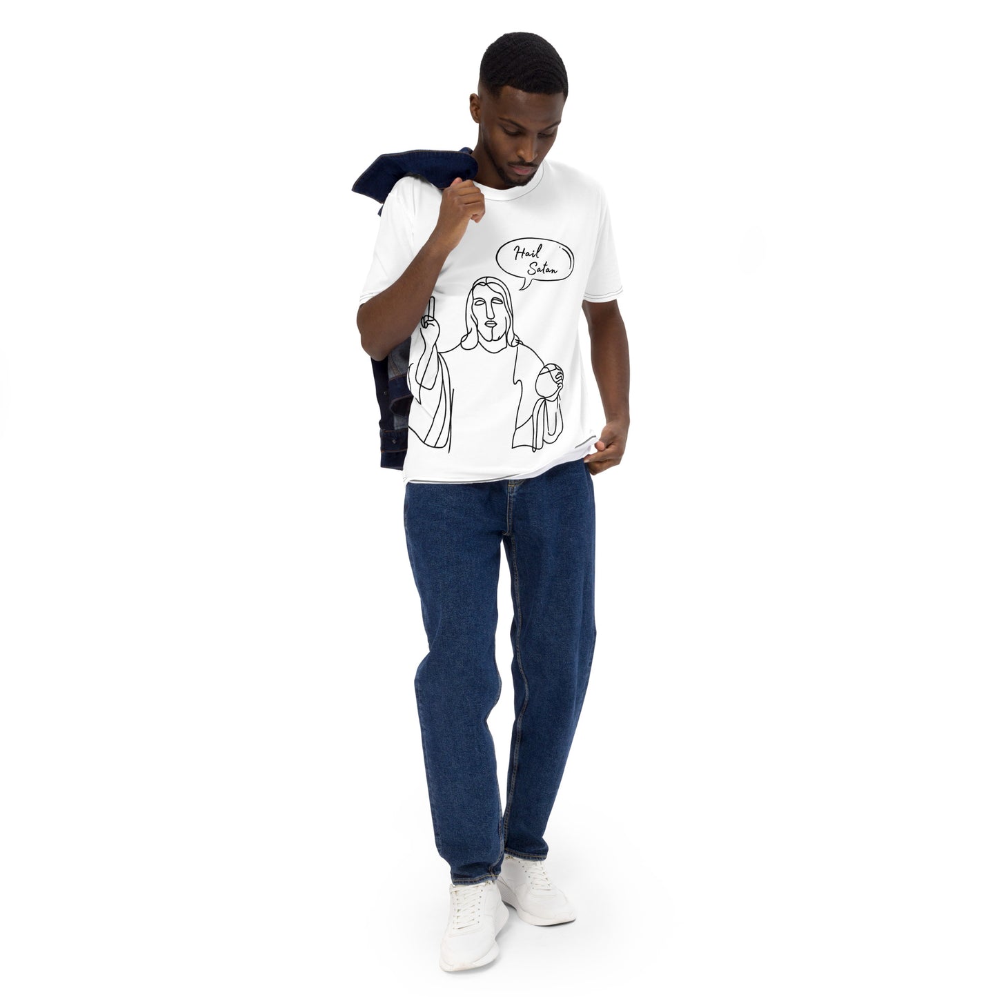 Hail Satan Jesus - Big Print Tee