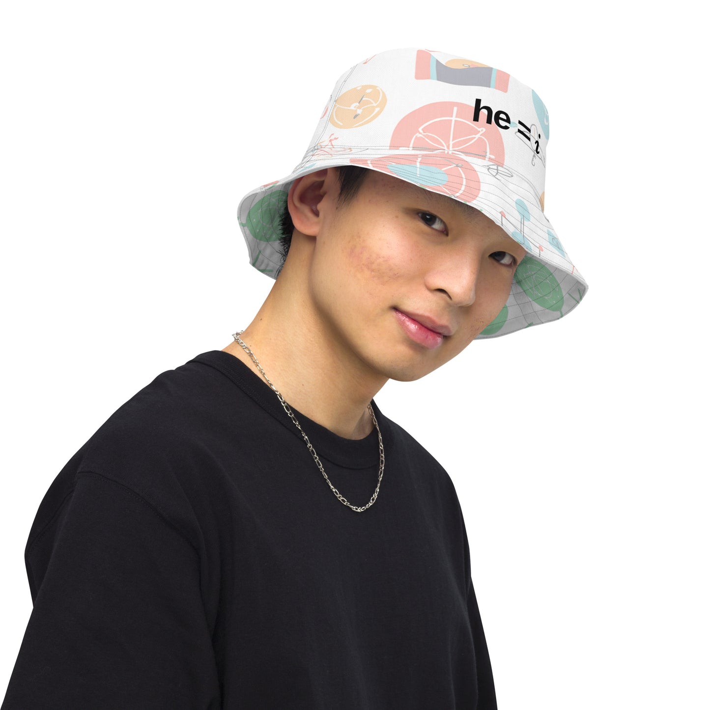 he = i - Reversible Bucket Hat