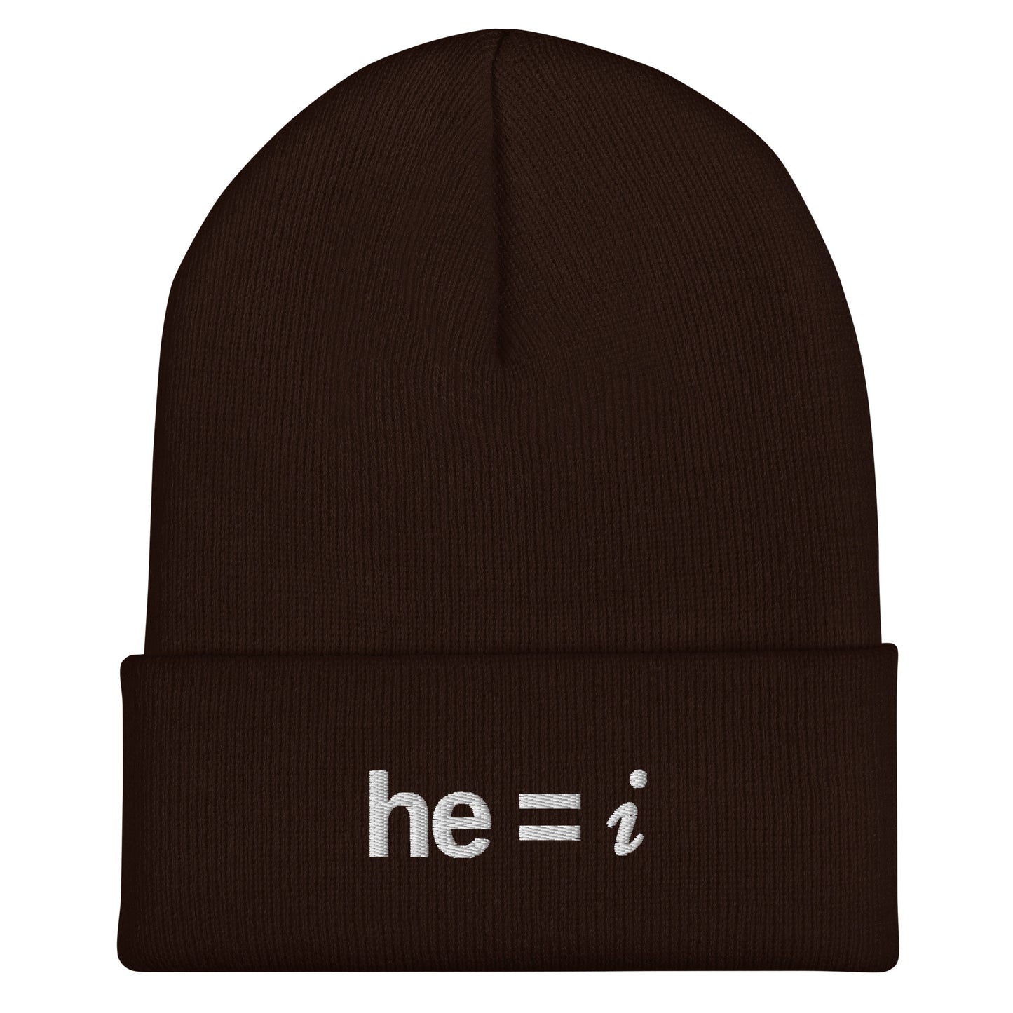 he = i - Cuffed Beanie