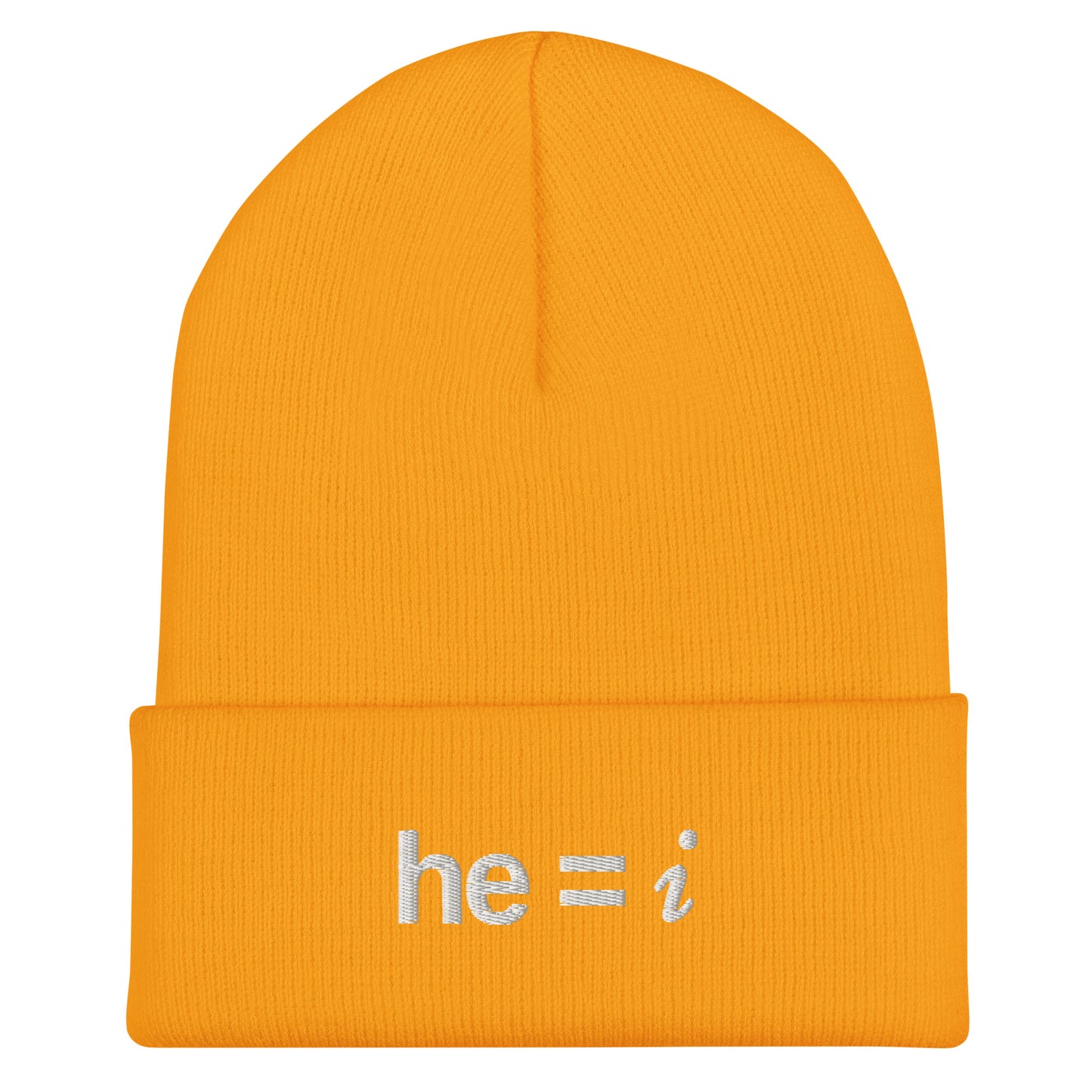 he = i - Cuffed Beanie