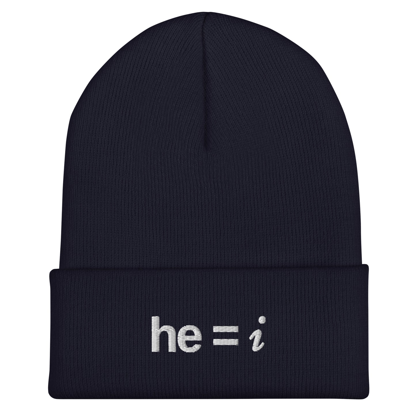 he = i - Cuffed Beanie