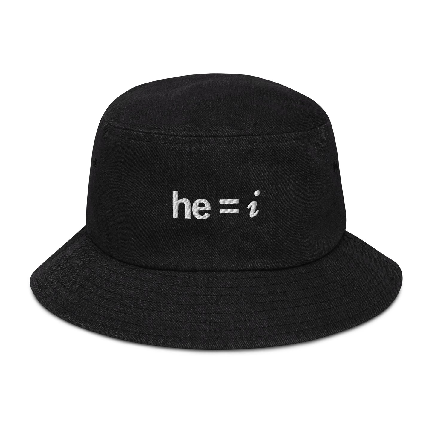 he = i - Denim Bucket Hat