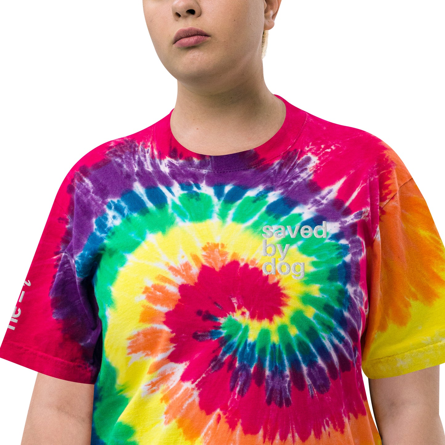 Saved by Dog - Tie Dye Tee