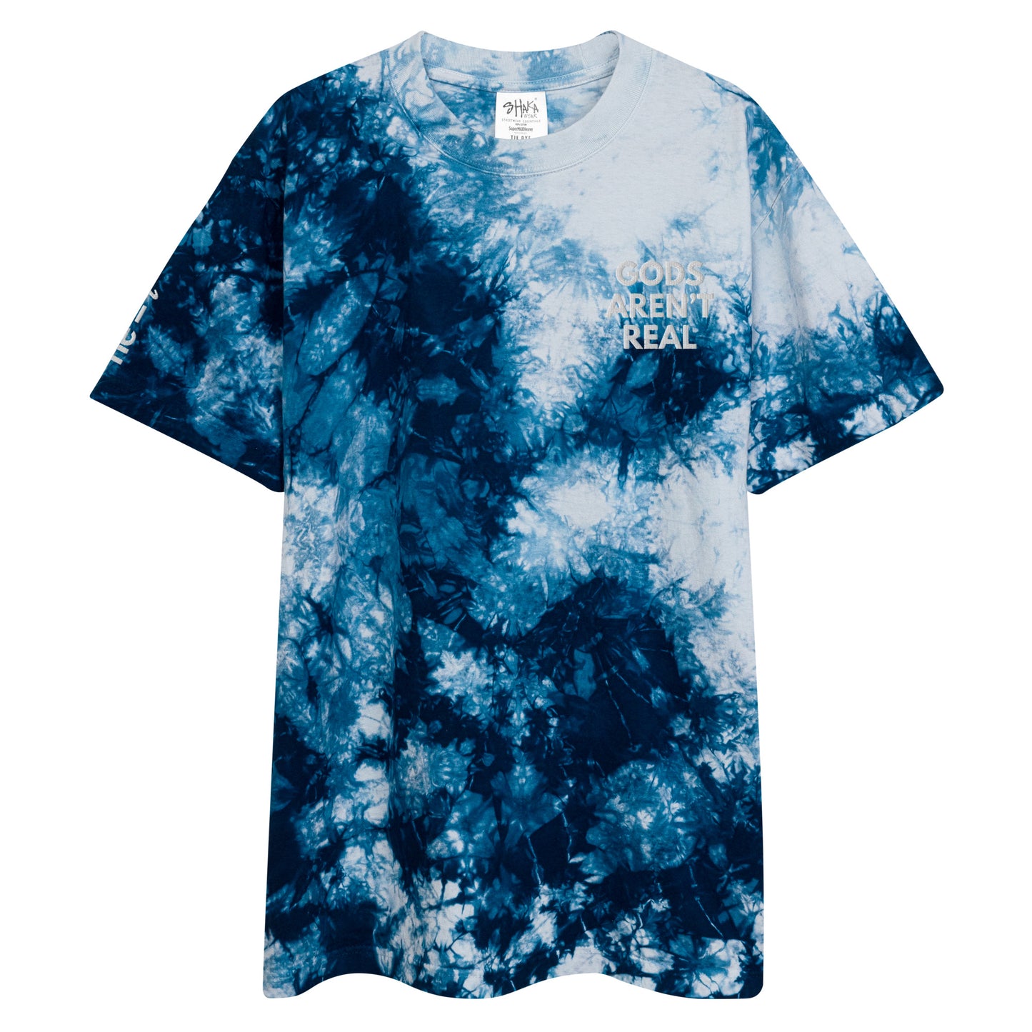 Gods Aren't Real - Oversized Tie-Dye Tee