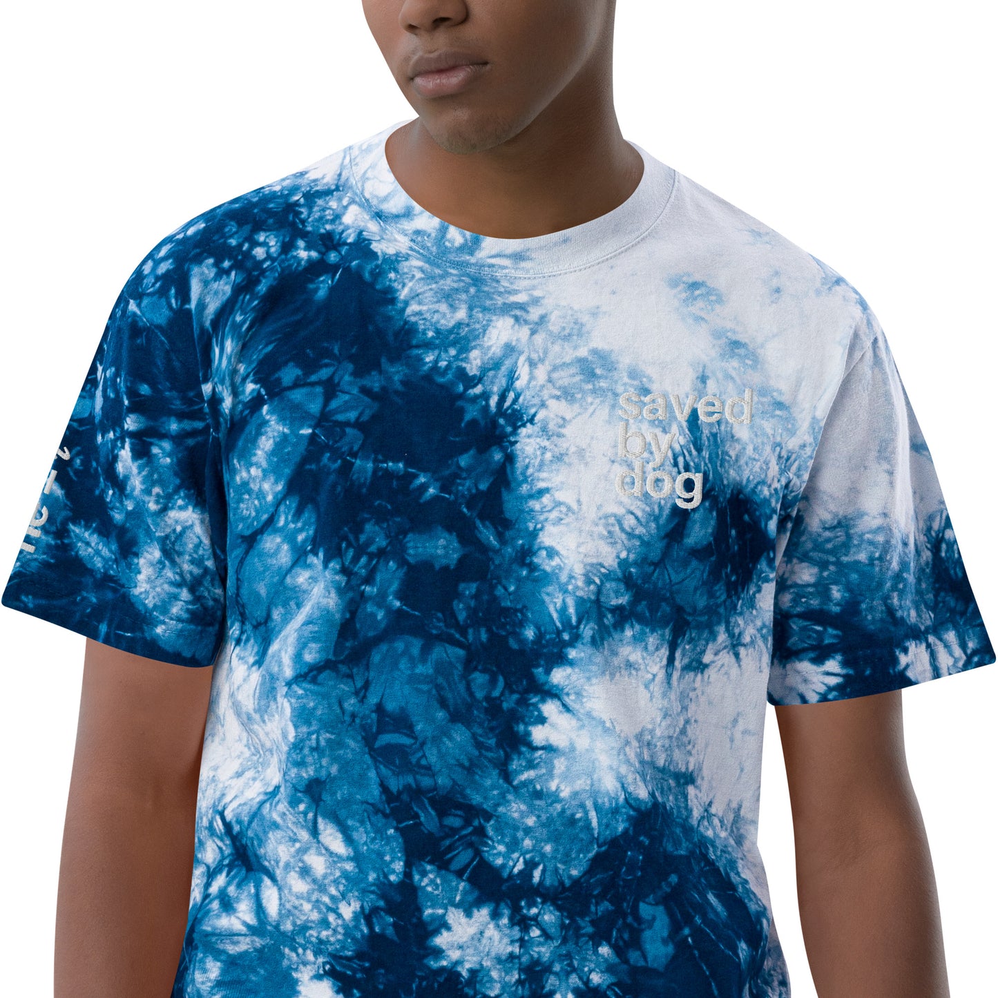 Saved by Dog - Tie Dye Tee