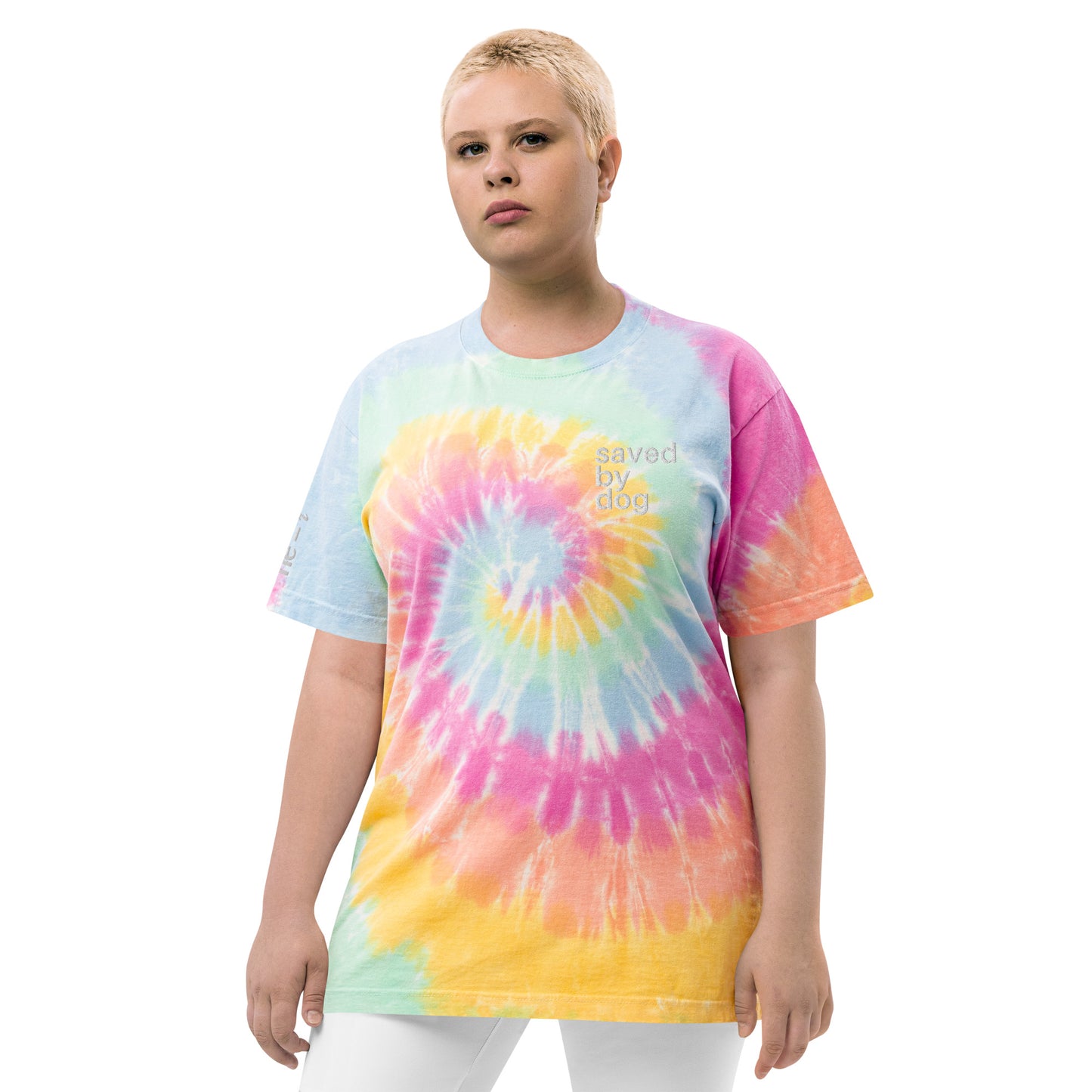 Saved by Dog - Tie Dye Tee