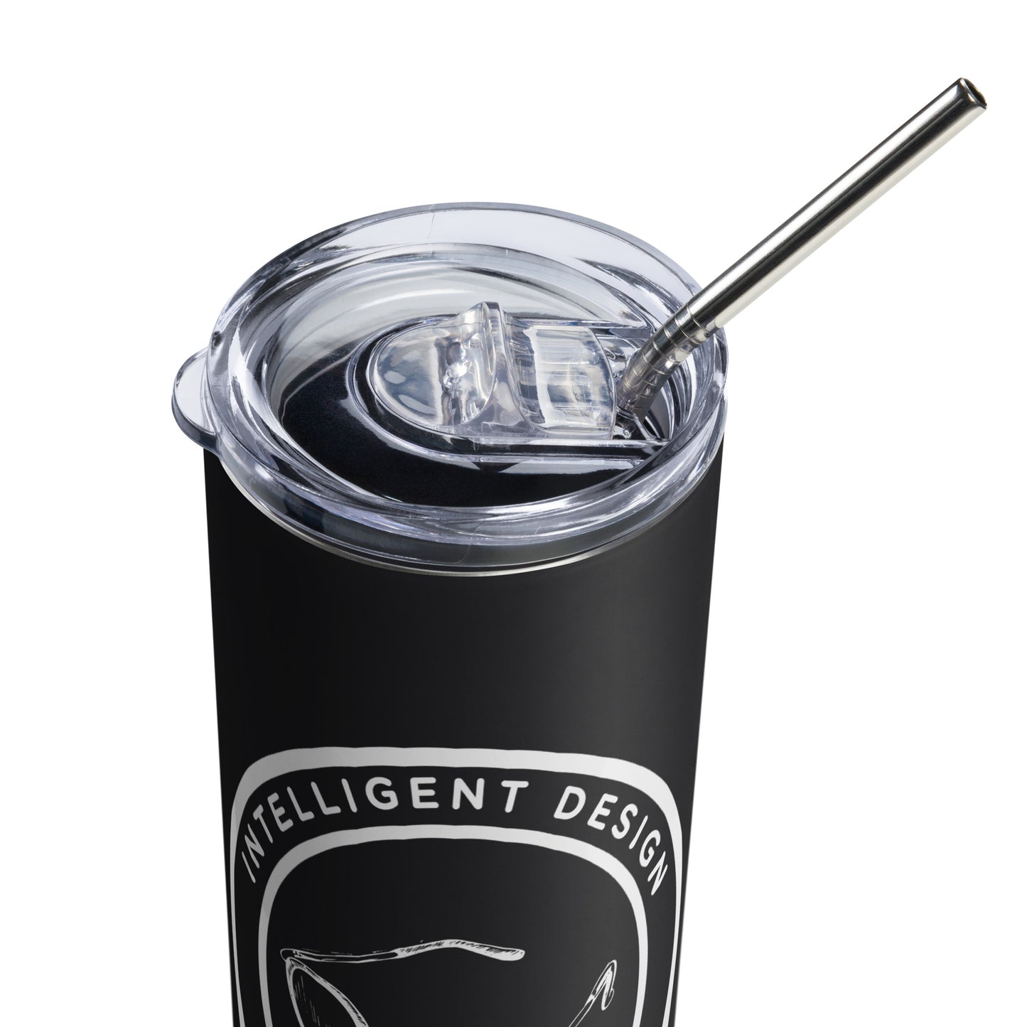Intelligent Design "Badge" - Stainless Steel Tumbler