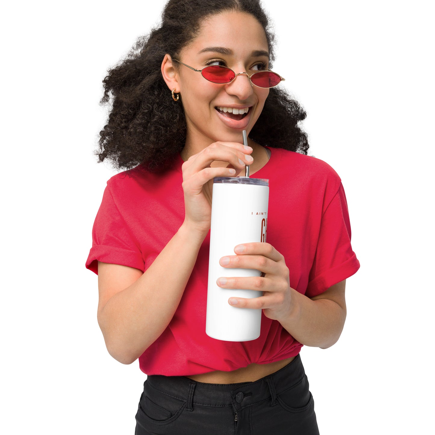 I Ain't Afraid of No Ghost v3 - Stainless Steel Tumbler