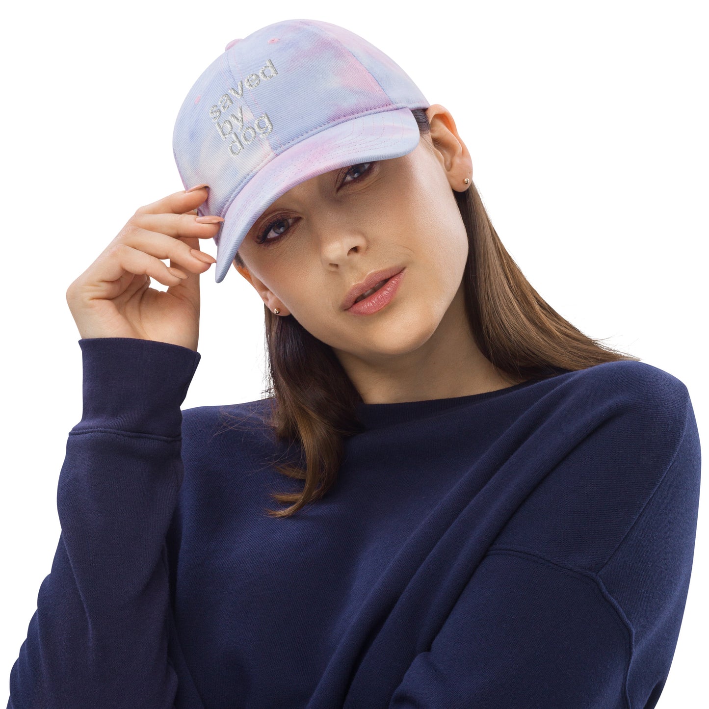 Saved by Dog - Tie Dye Dad Hat