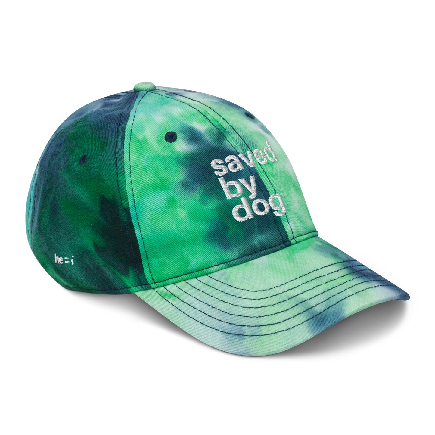 Saved by Dog - Tie Dye Dad Hat