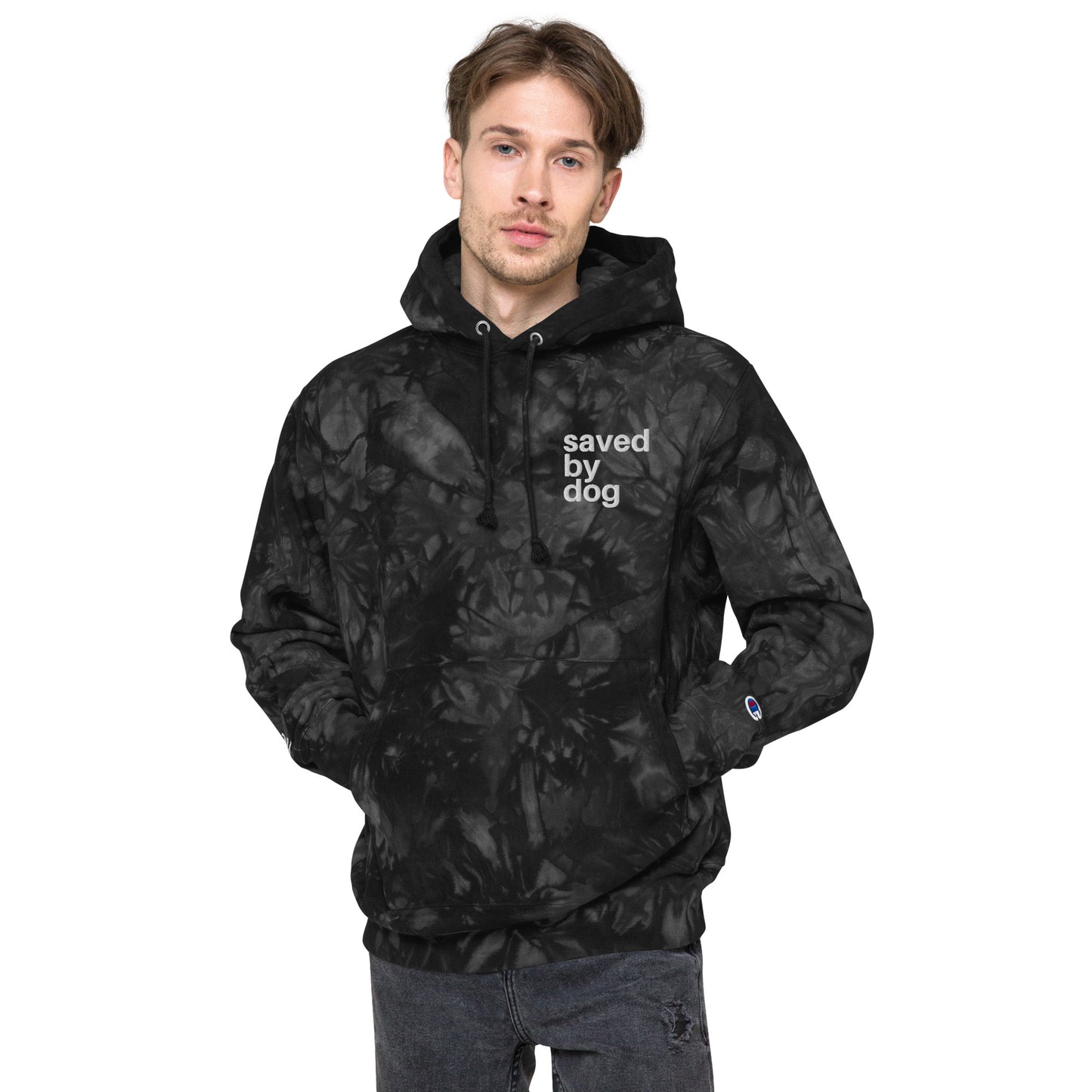 Saved by Dog - Tie Dye Hoodie