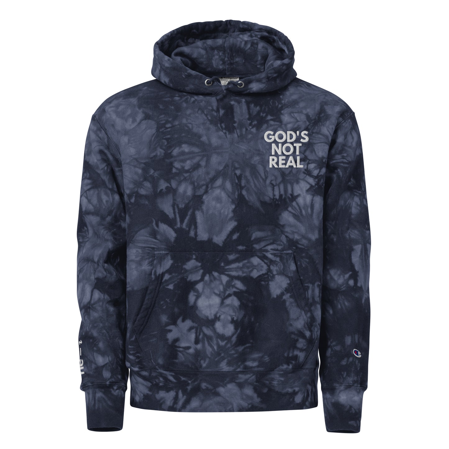 God's Not Real - Tie-Dye Hoodie