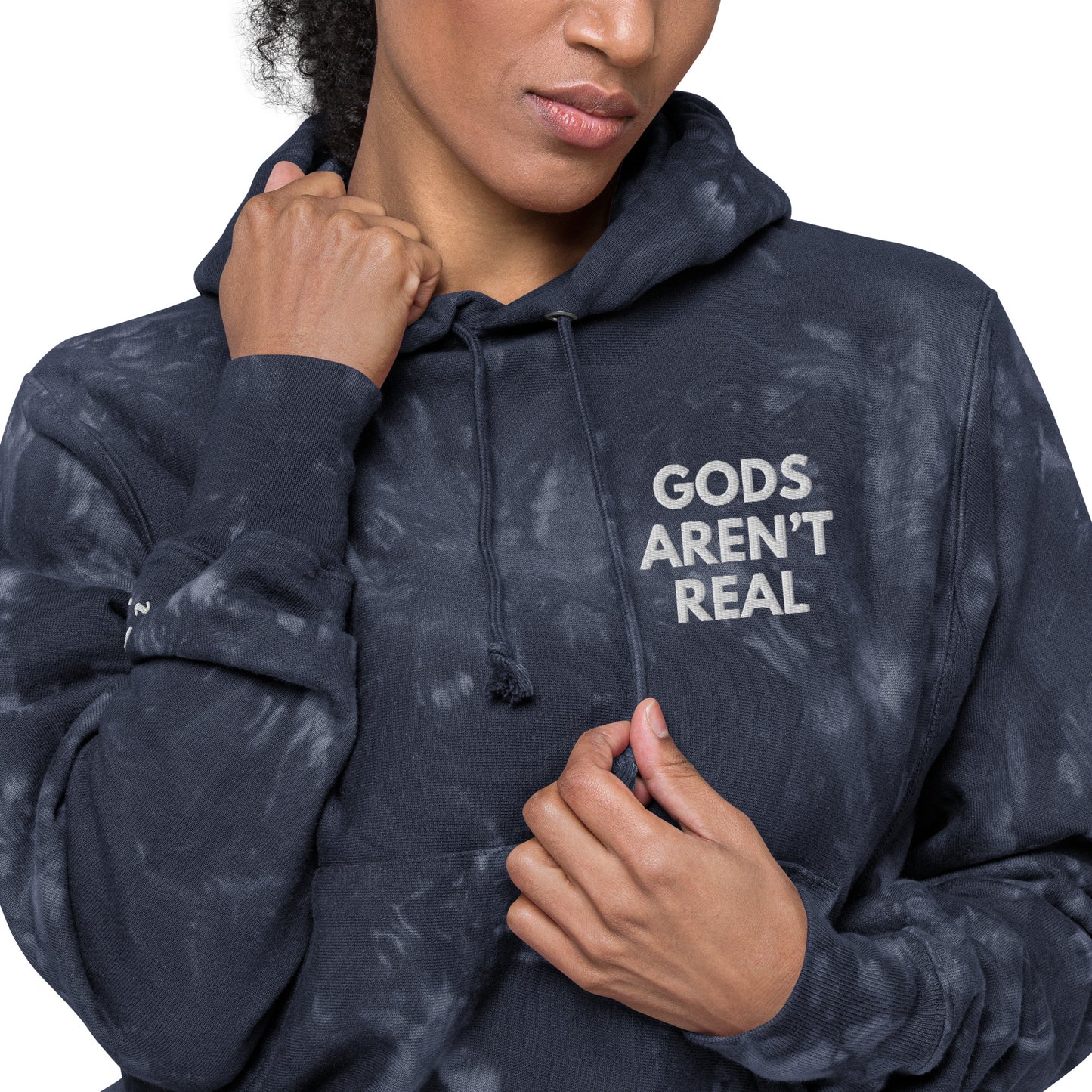 Gods Aren't Real - Tie-Dye Hoodie