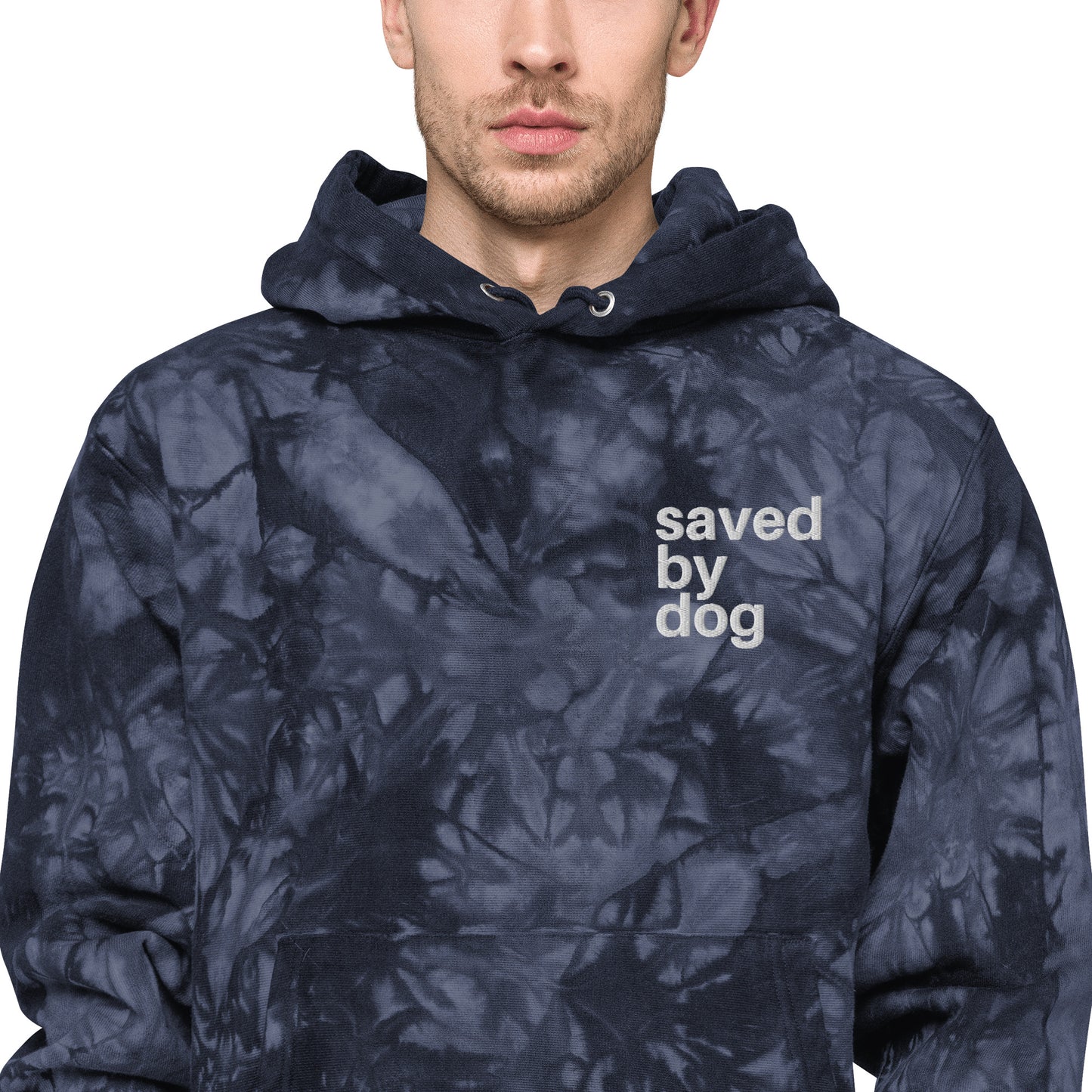 Saved by Dog - Tie Dye Hoodie