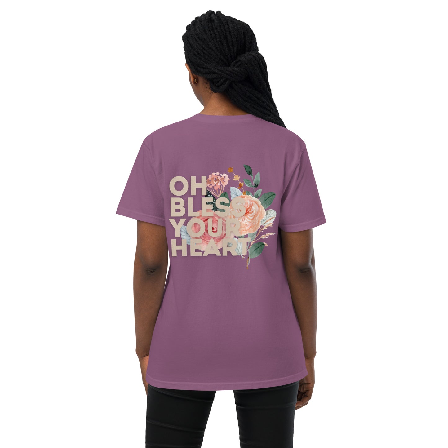 Oh Bless Your Heart - Pocket Tee w/ Back Print