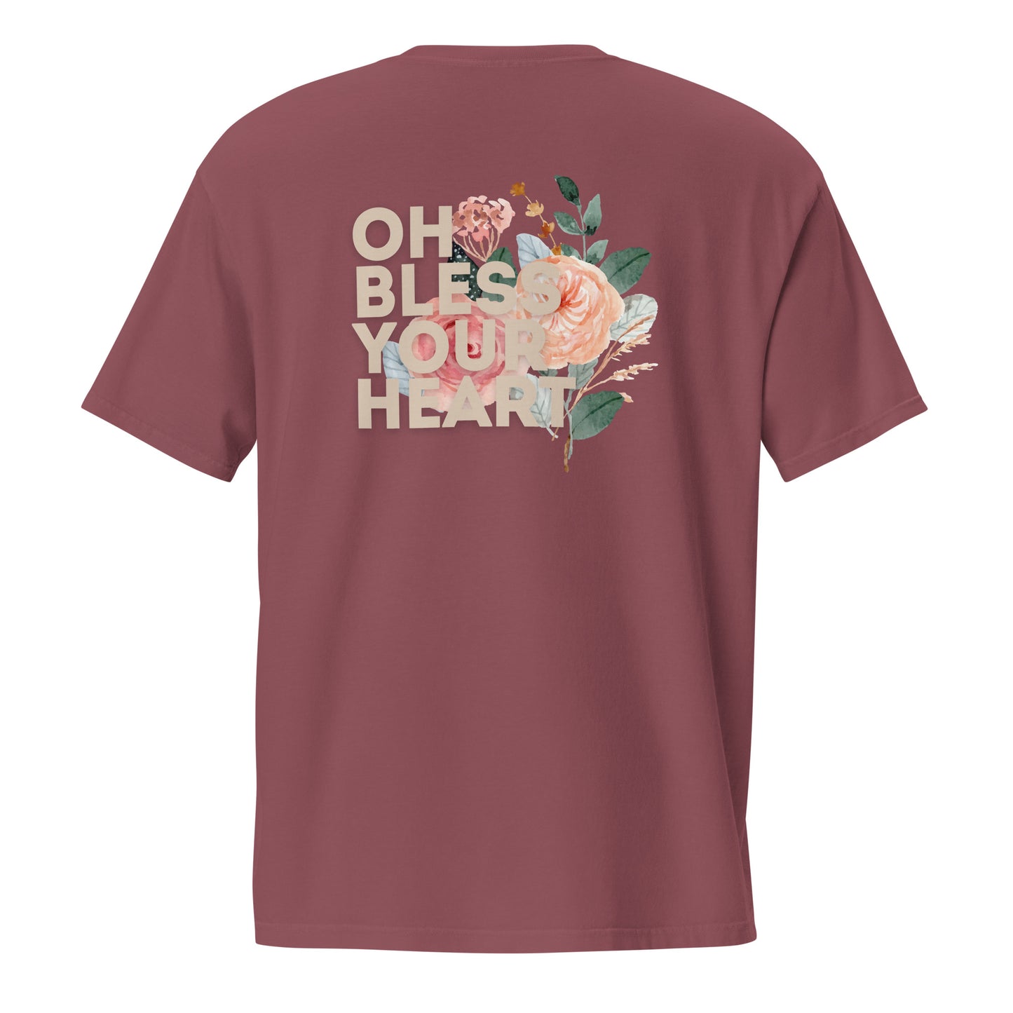 Oh Bless Your Heart - Pocket Tee w/ Back Print