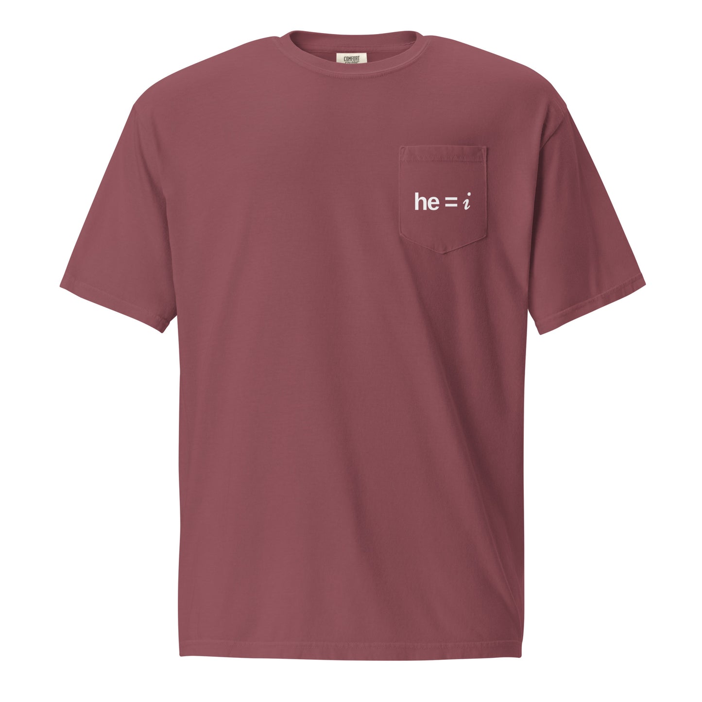 he = i - Pocket Tee