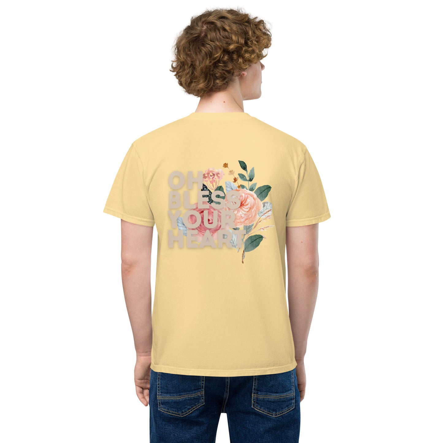 Oh Bless Your Heart - Pocket Tee w/ Back Print