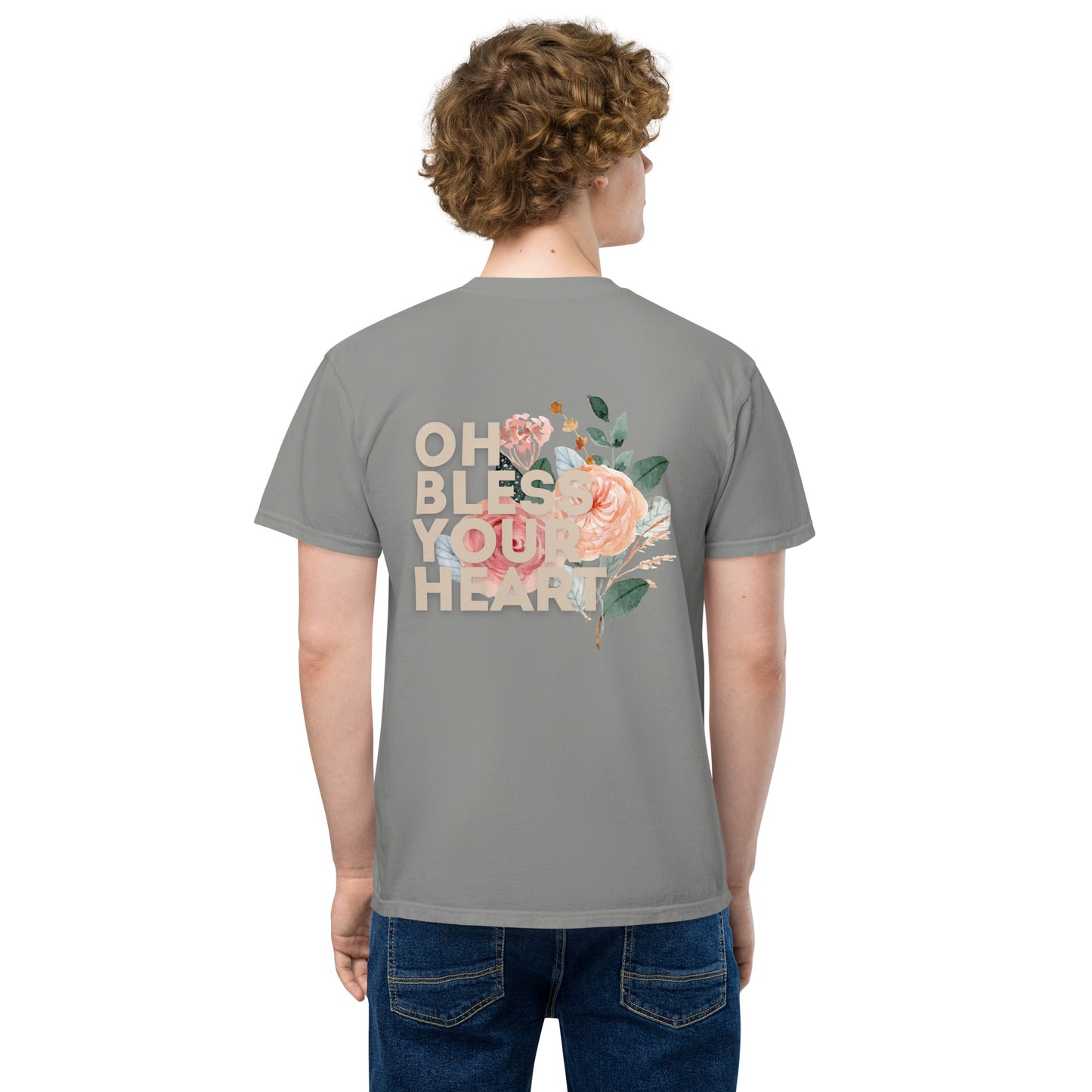 Oh Bless Your Heart - Pocket Tee w/ Back Print