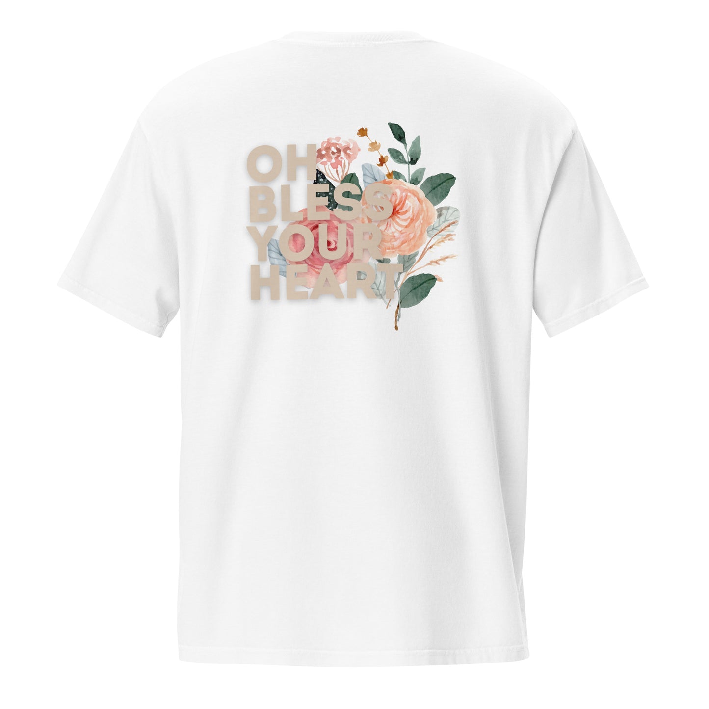 Oh Bless Your Heart - Pocket Tee w/ Back Print