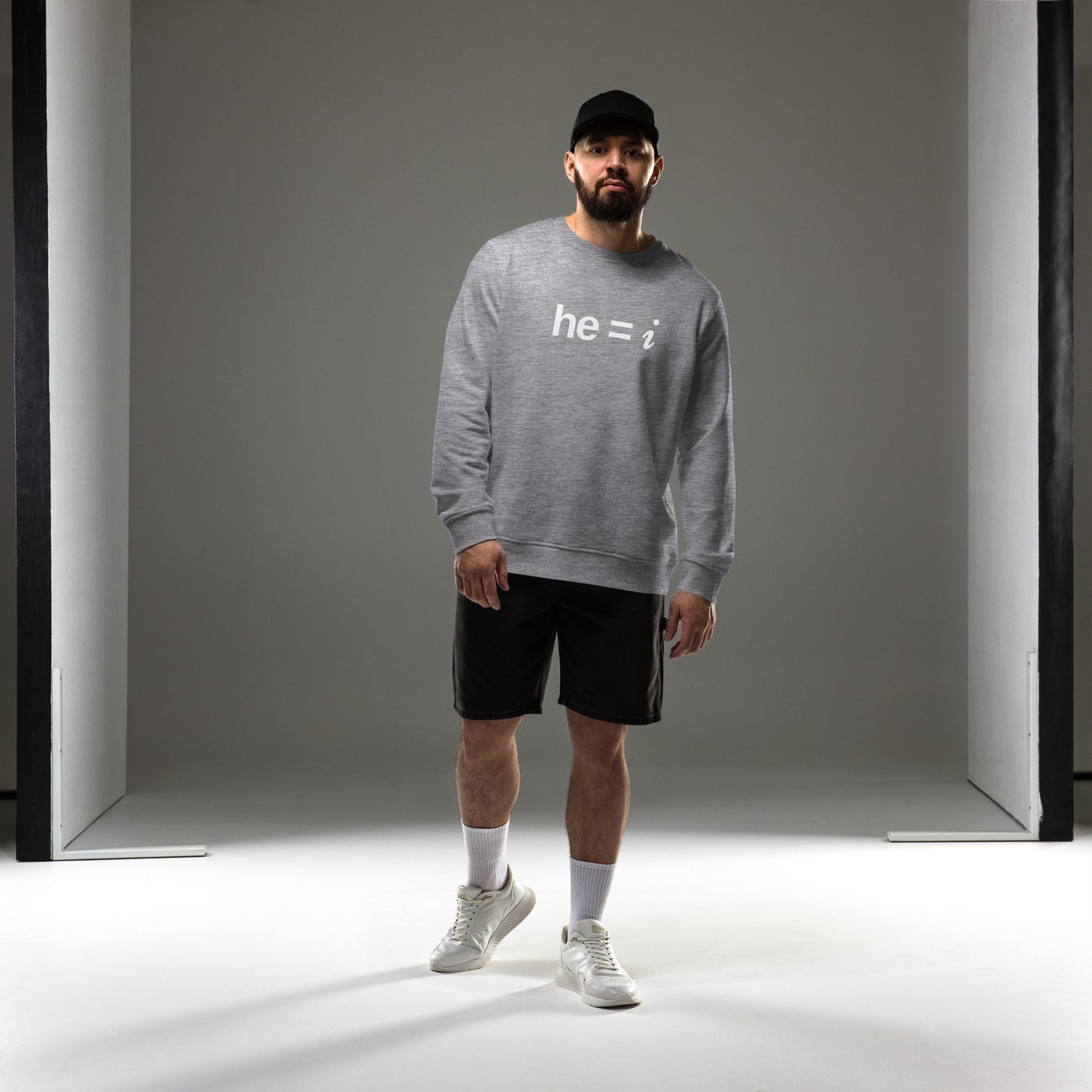 he = i - Organic Sweatshirt