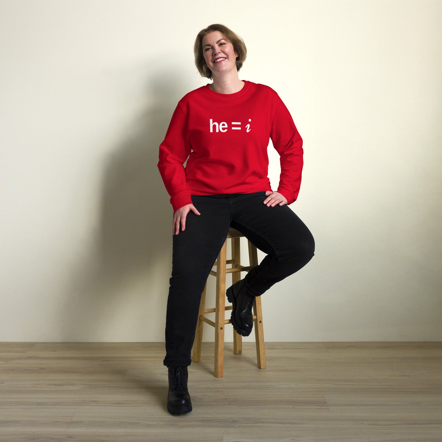 he = i - Organic Sweatshirt
