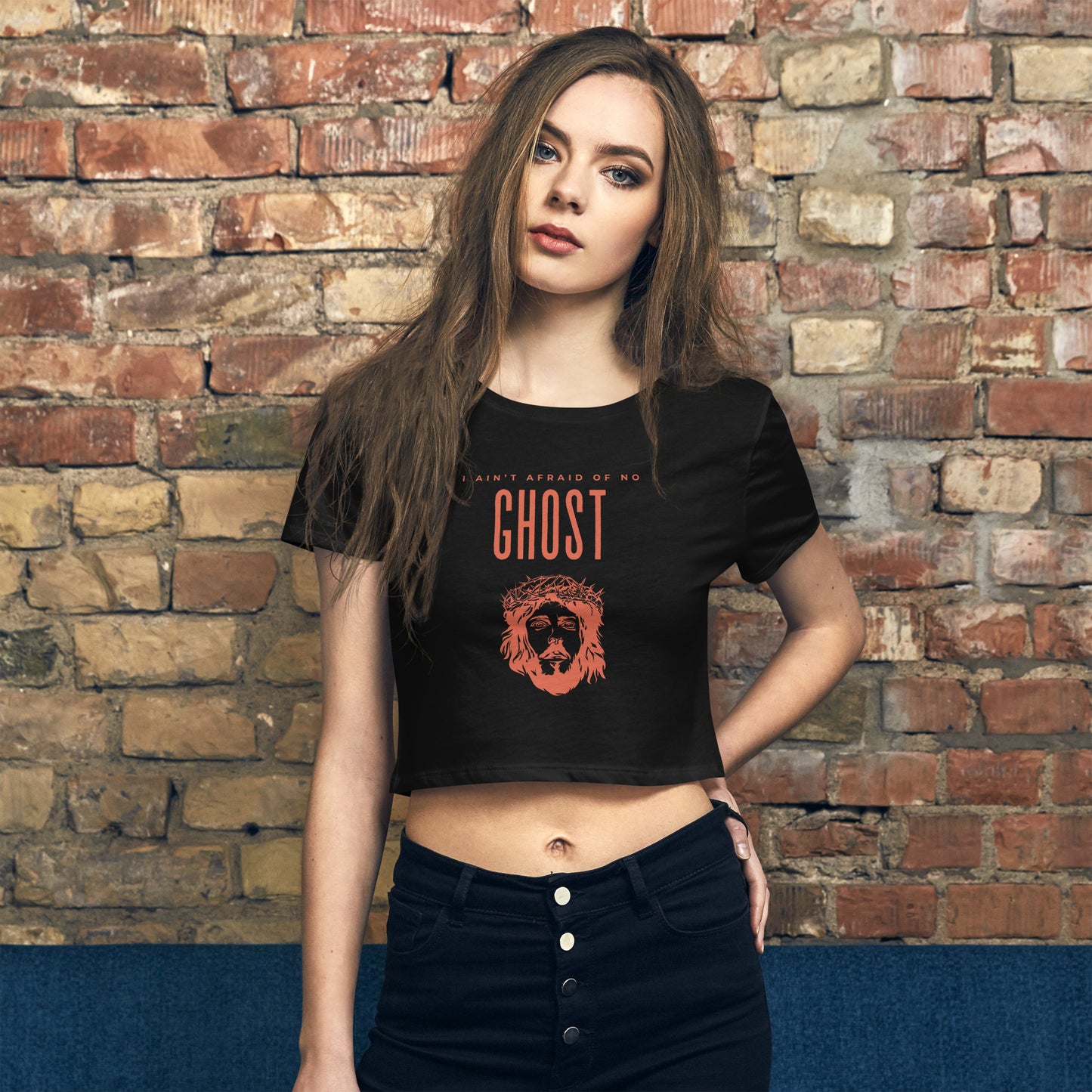 I Ain't Afraid of No Ghost v3 - Crop Tee