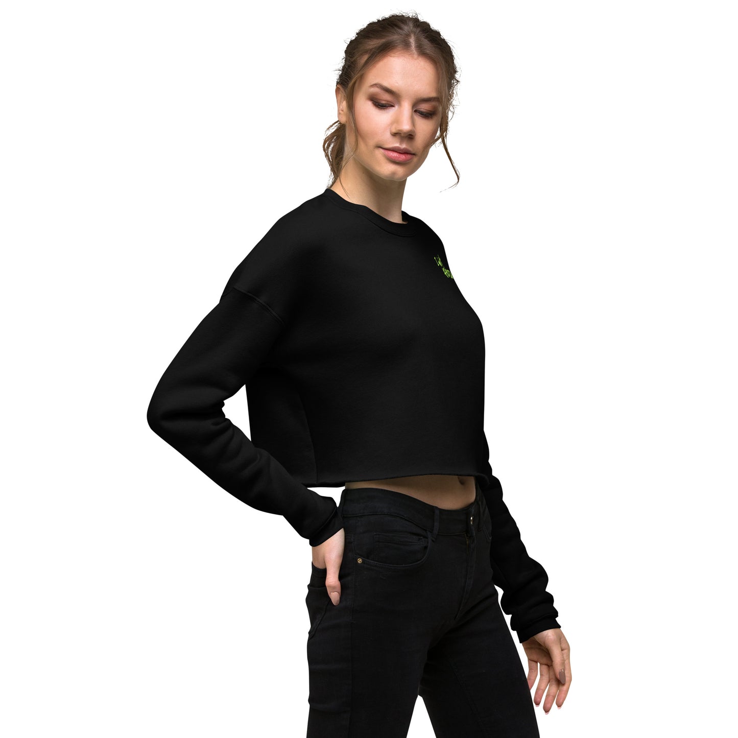 I Ain't Afraid of No Ghost - Crop Sweatshirt