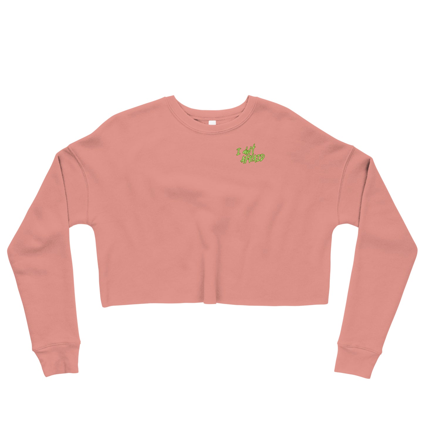 I Ain't Afraid of No Ghost - Crop Sweatshirt