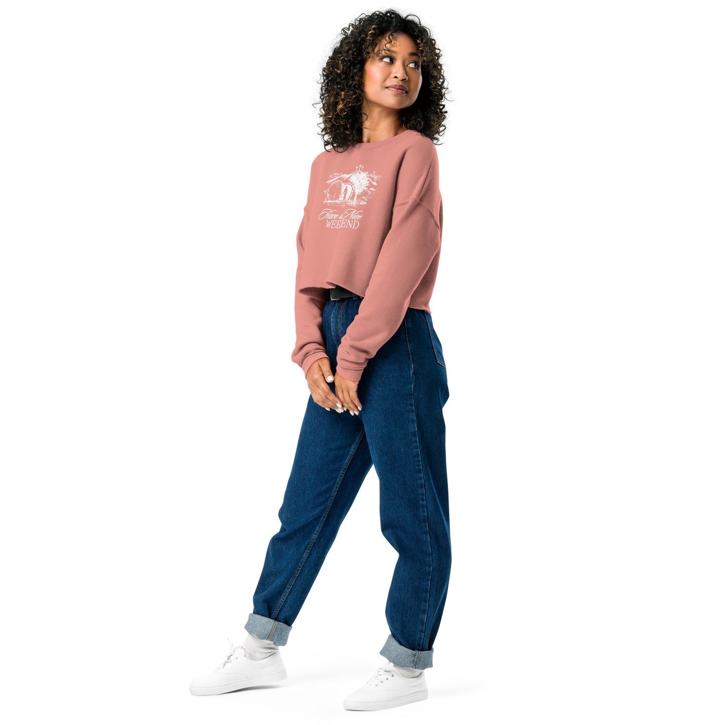 Have a Nice Weekend - Crop Sweatshirt
