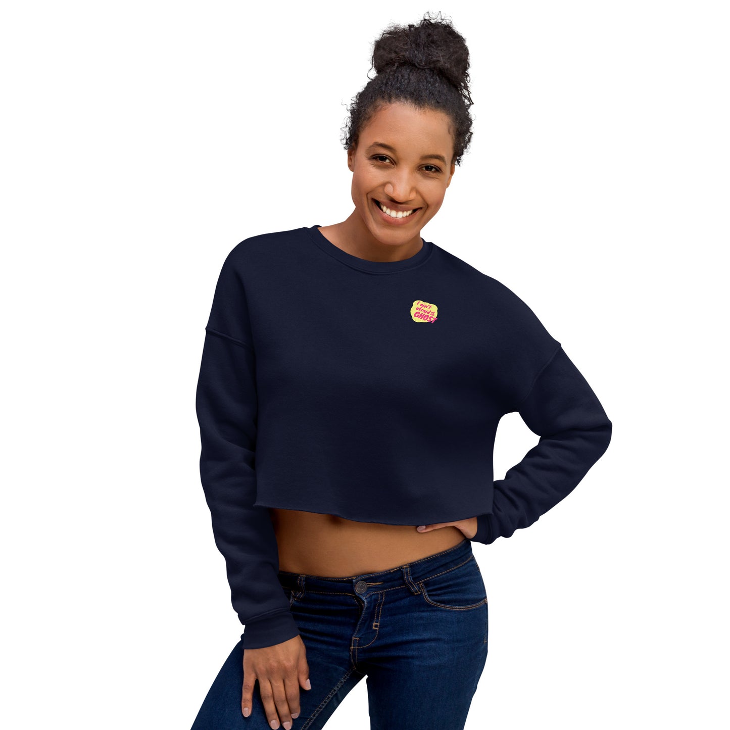I Ain't Afraid of No Ghost - B-Movie Crop Sweatshirt