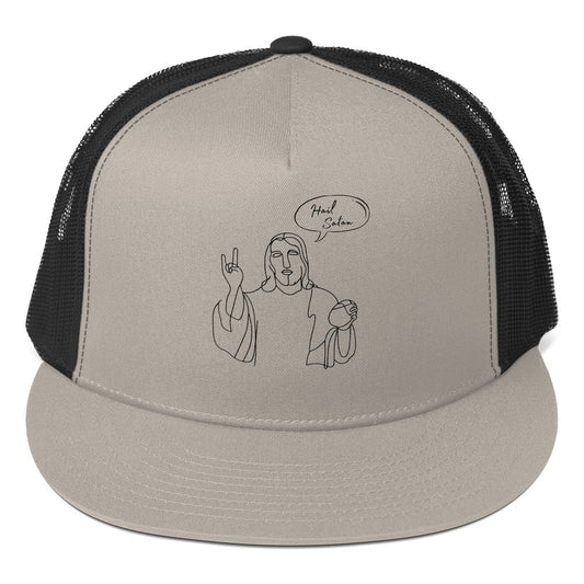 Hail Satan Jesus - Trucker Cap