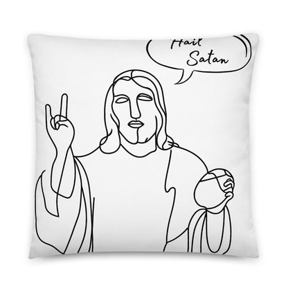 Hail Satan Jesus - Basic Pillow