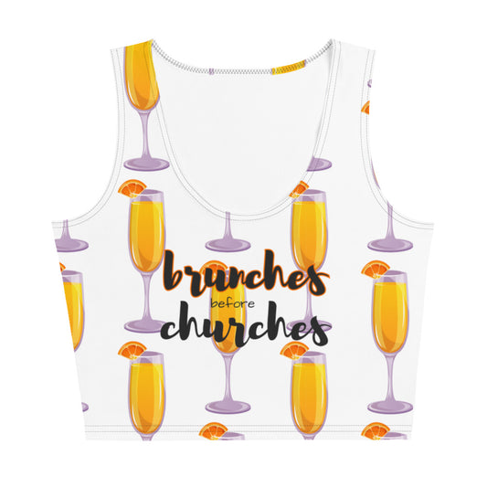 Brunches Before Churches - Crop Top