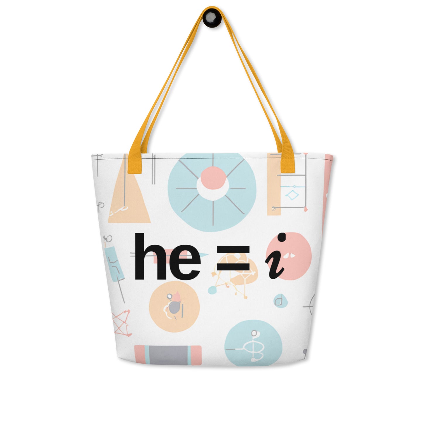 he = i - Large Tote Bag