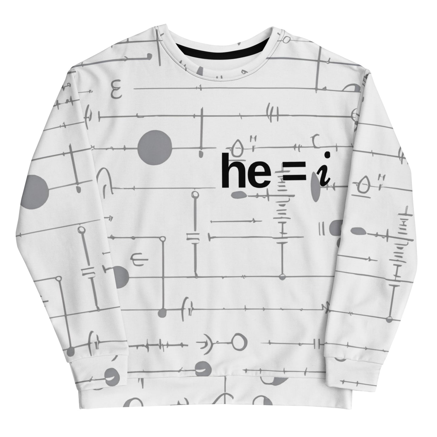 he = i - Print Sweatshirt