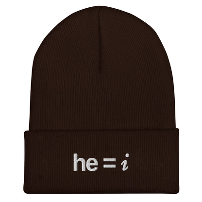 he = i - Cuffed Beanie