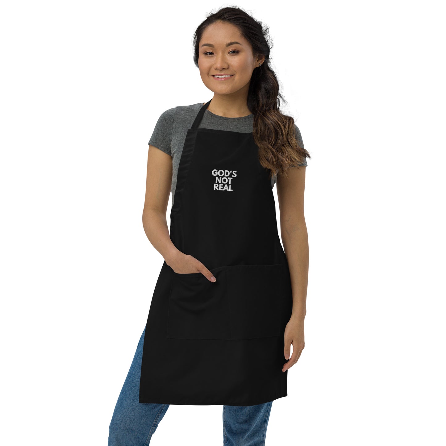 God's Not Real - Apron