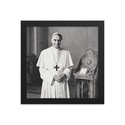 Pope Carl Sagan - Not the Pope Framed Poster